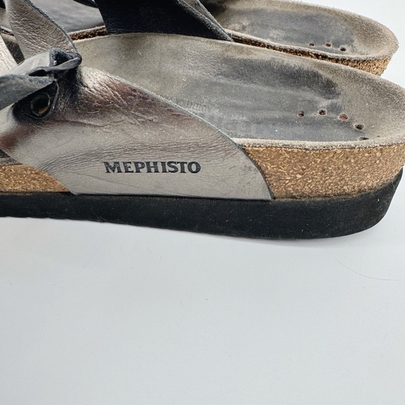 Mephisto Helen Thong Sandal, Metallic Pewter/Gray, EU 39 / US 8.5–9 - Picture 4 of 8